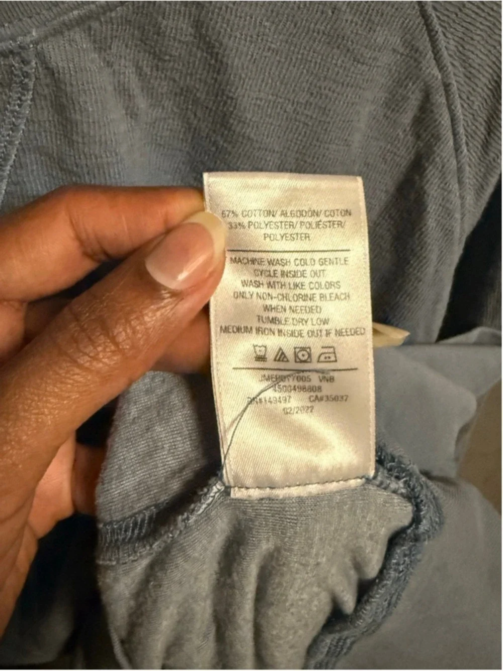 Men's Joe's Jeans Gray Thermal Crewneck Sweatshirt XL